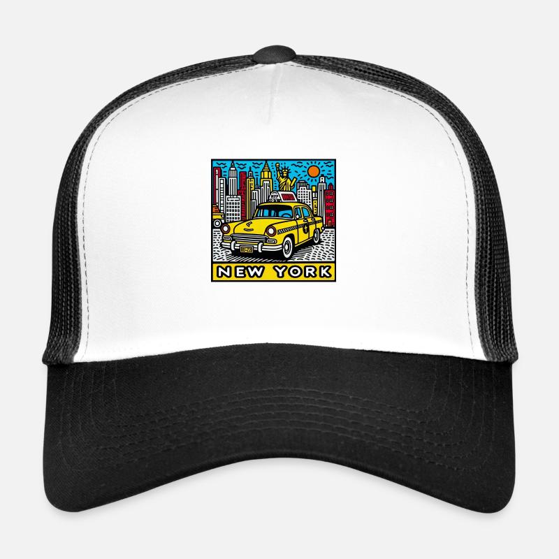 New York Cab - Pop Art Trucker Cap