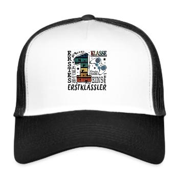 1st Class Gaming - Trucker Cap - white/black - Front