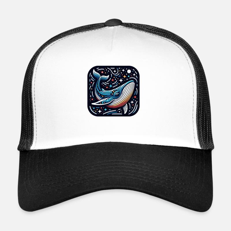 space whale Trucker Cap