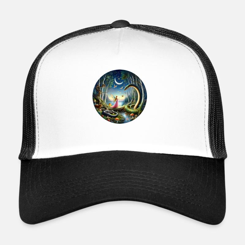 Negotiations in the moonlight Trucker Cap