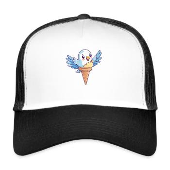 Ice Voges - Trucker Cap - white/black - Front