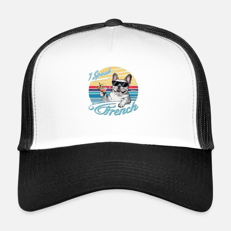 bouledogue francais - chien de compagnie Casquette trucker 