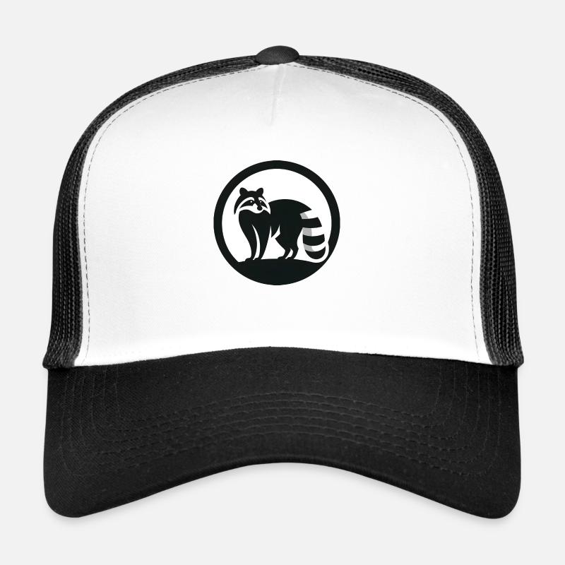 Logo du raton laveur 3 Casquette trucker 