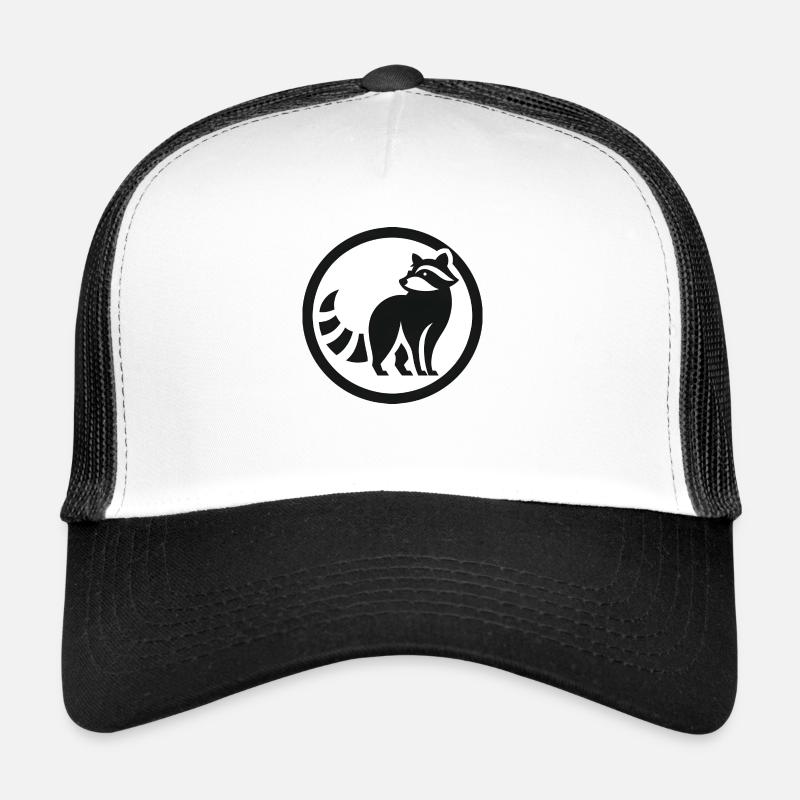 Logo du raton laveur 2 Casquette trucker 