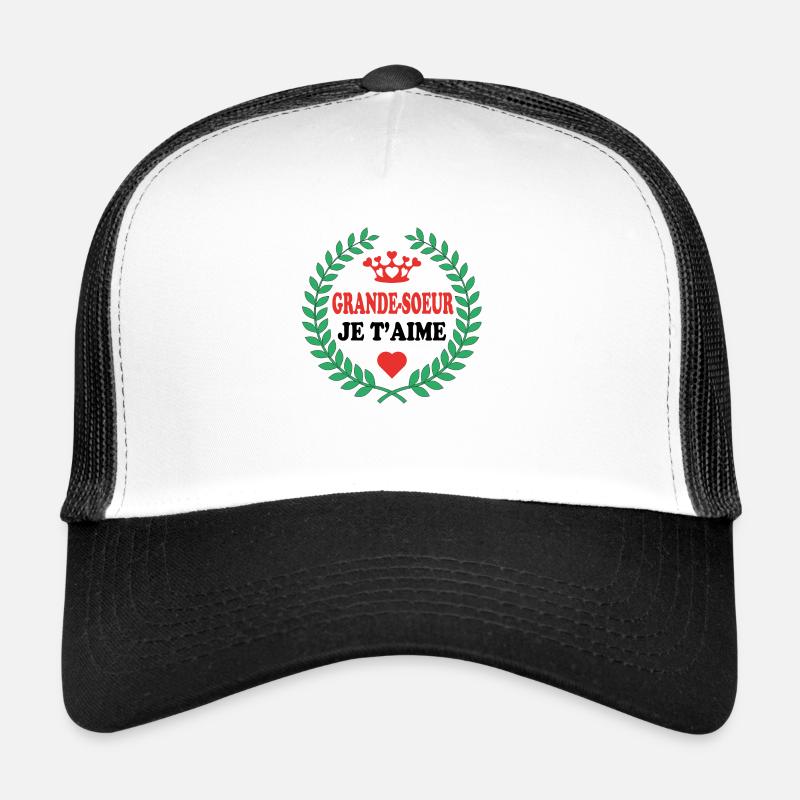 GRANDE SOEUR JE T'AIME Casquette trucker 