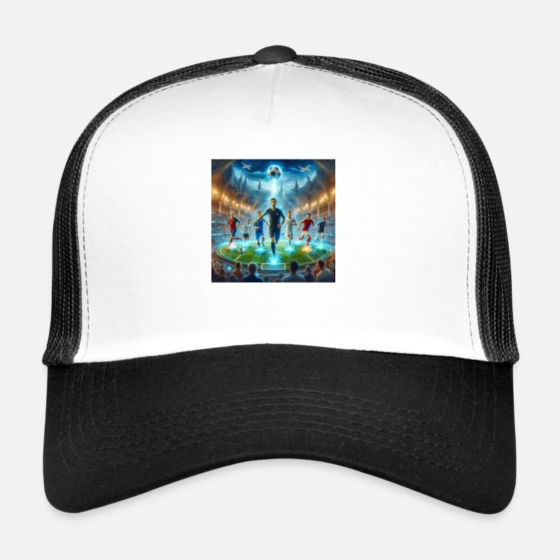 Fußball 2024 - Trucker Cap - Weiß/Schwarz