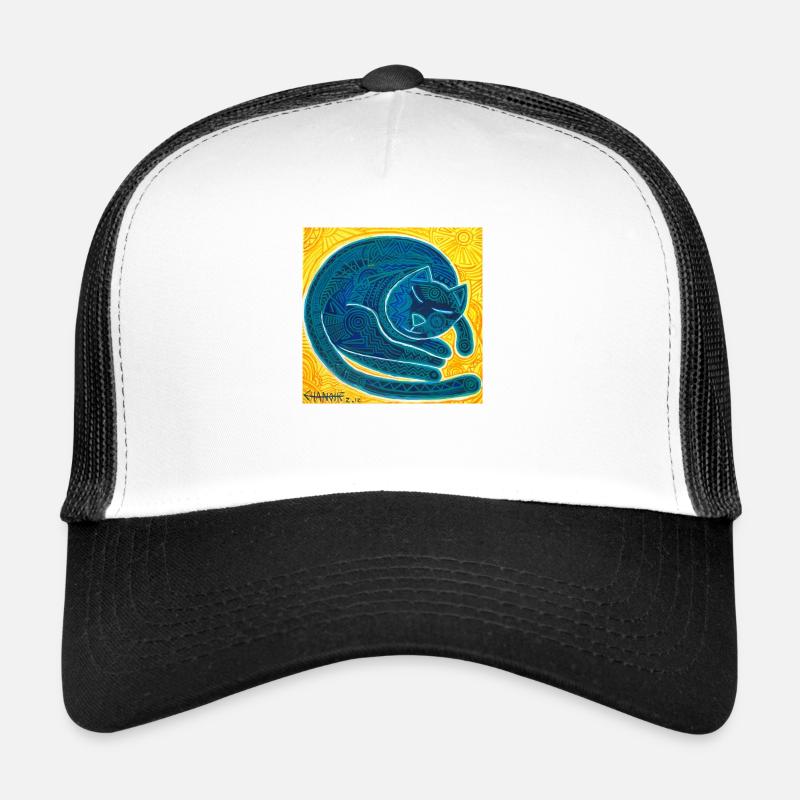 chat bleu 2 Casquette trucker 