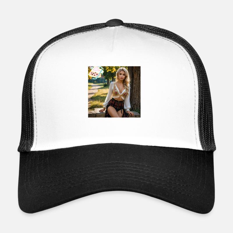 Fille folk Casquette trucker 