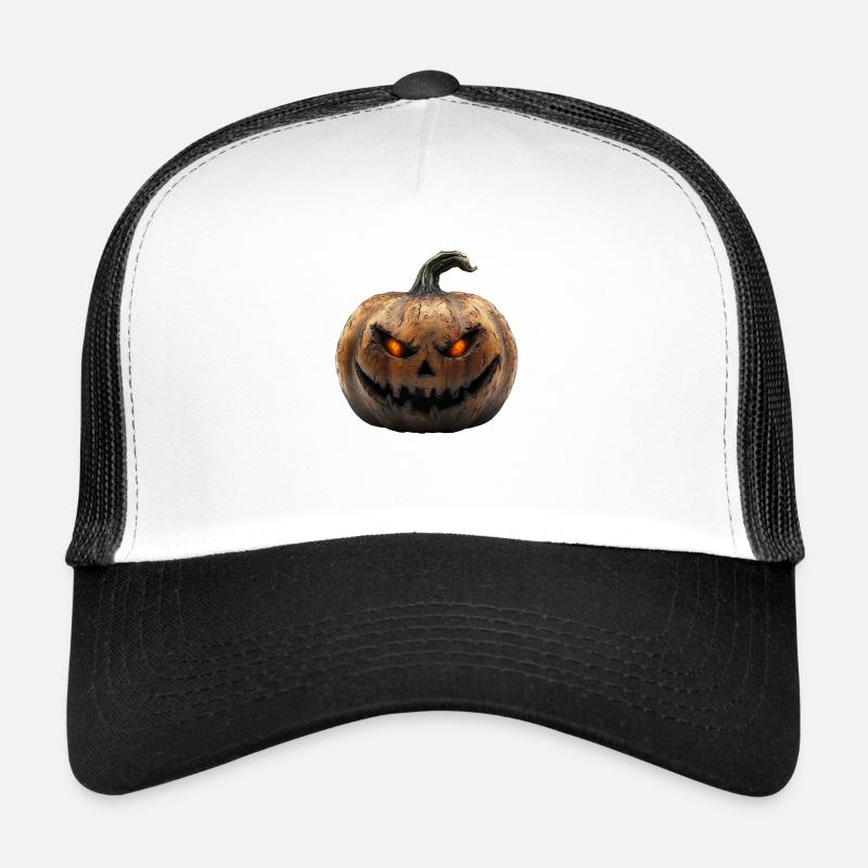 Pumpkin, la déco d’Halloween effrayante Casquette trucker 