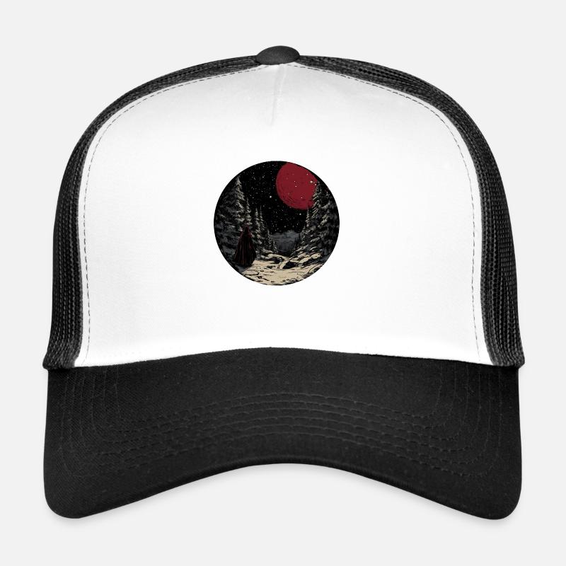 Mystik der roten Nacht Trucker Cap