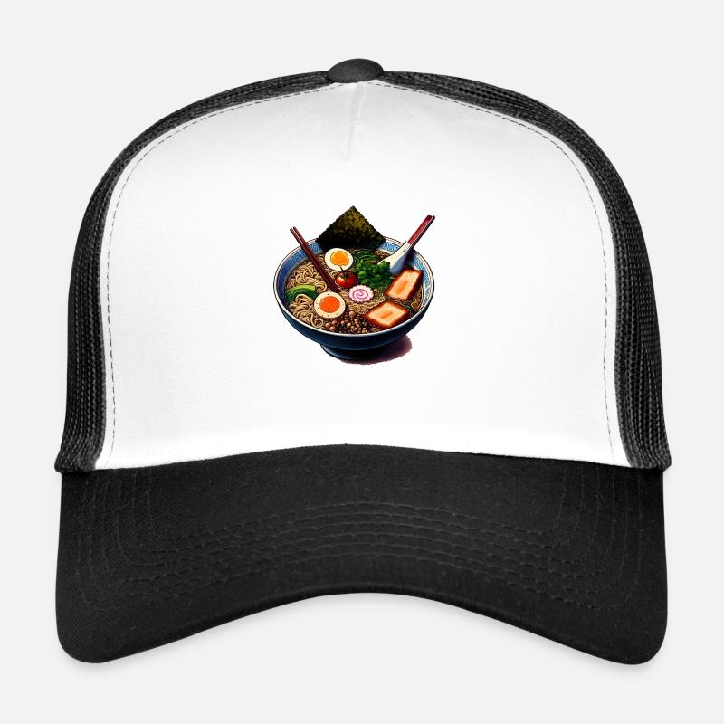 Soupe de nouilles ramen Casquette trucker 