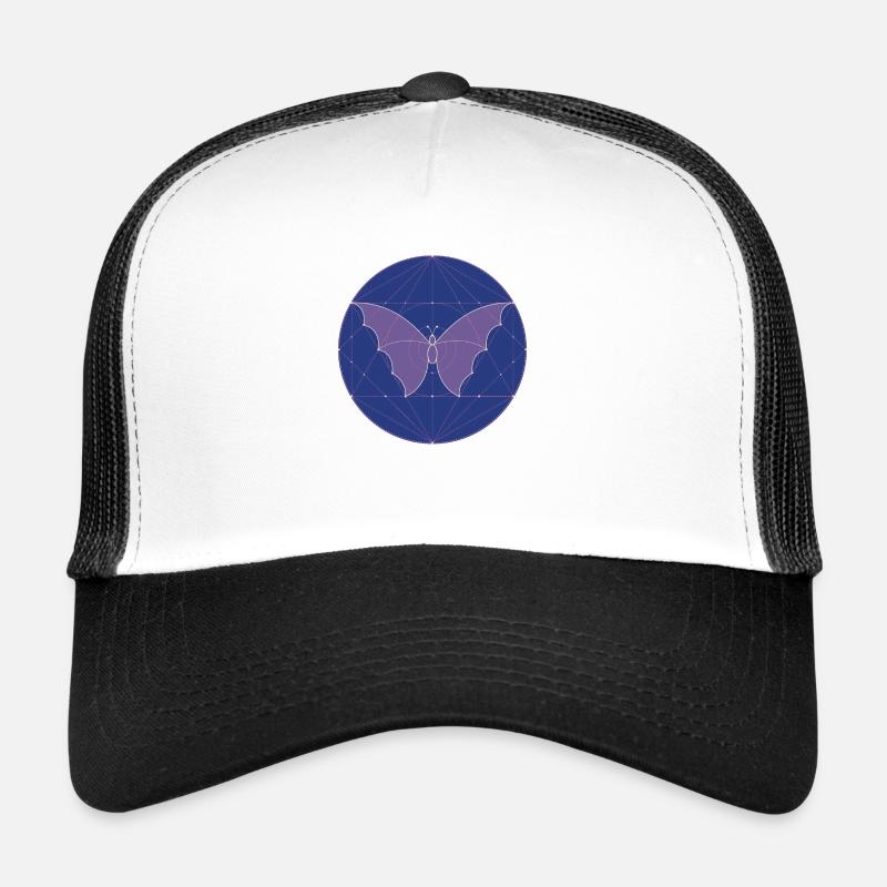 Sacred Geometry Butterfly Trucker Cap