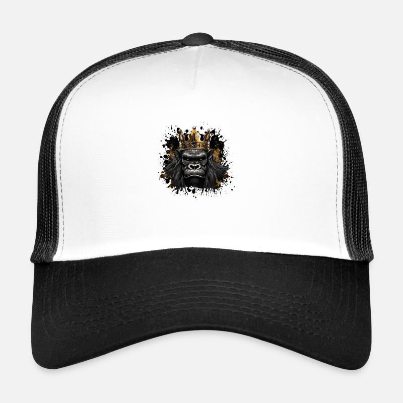 Roi des gorilles Casquette trucker 