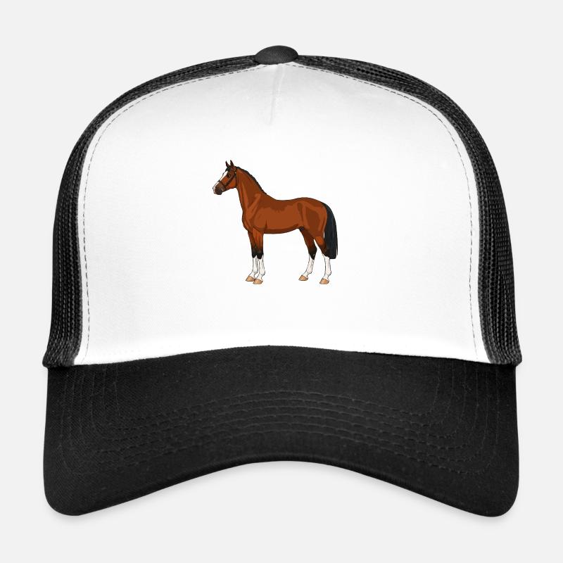 Cheval de Hackney réel Casquette trucker 