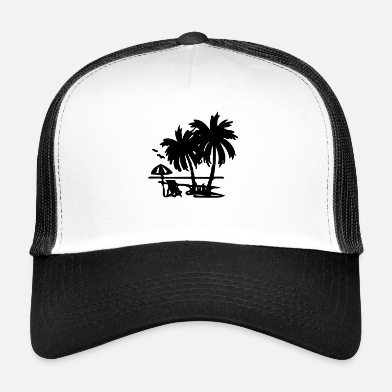 Palm tree Trucker Cap