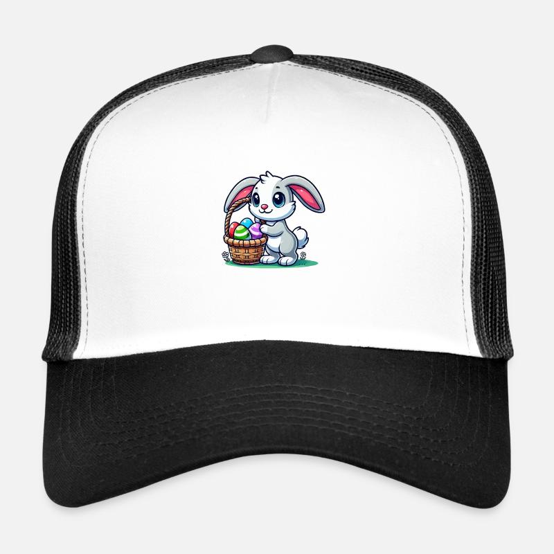 Lapin de Pâques Casquette trucker 