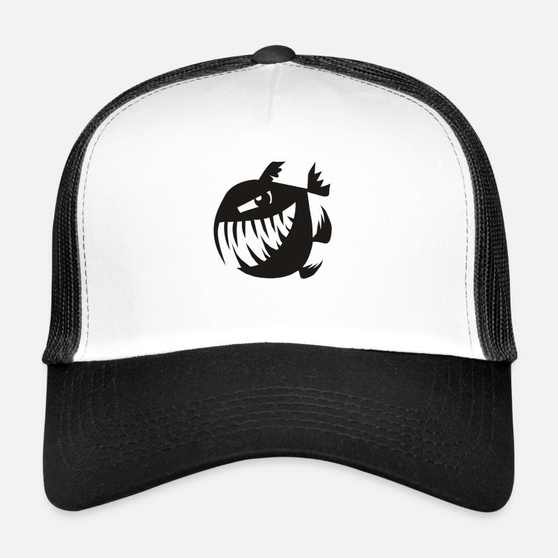 Böse Frohe Perry - Trucker Cap - Weiß/Schwarz