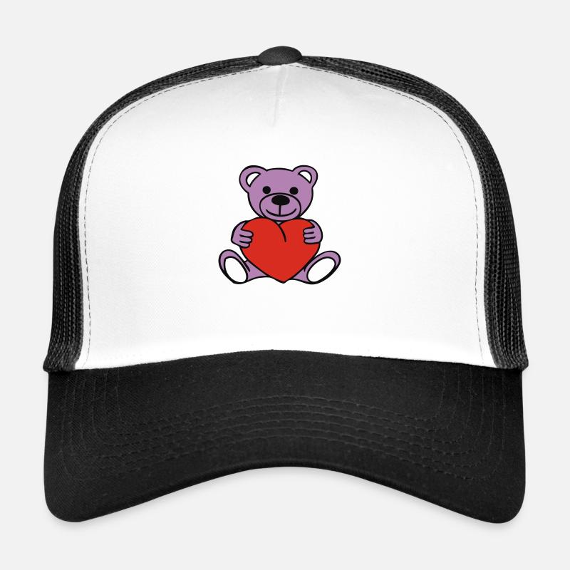 Pooh & heart Trucker Cap