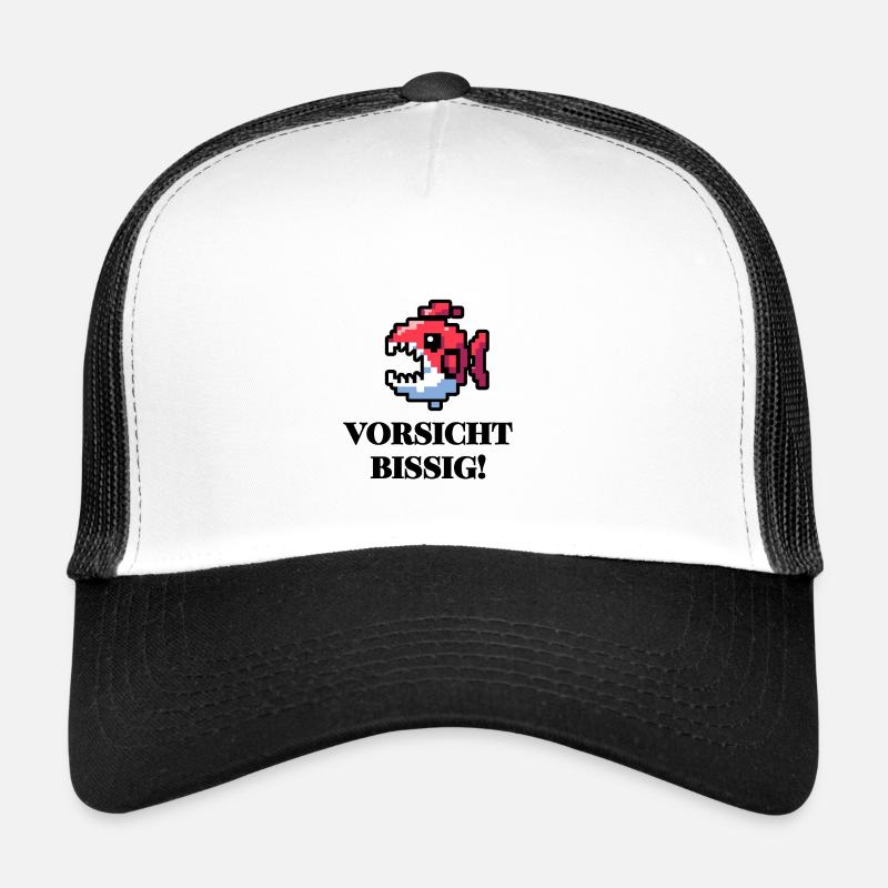 Attention Snappy - Funny Fish Design Casquette trucker 