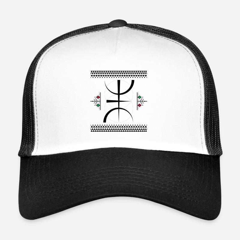 Z Imazighen - Trucker Cap - Weiß/Schwarz