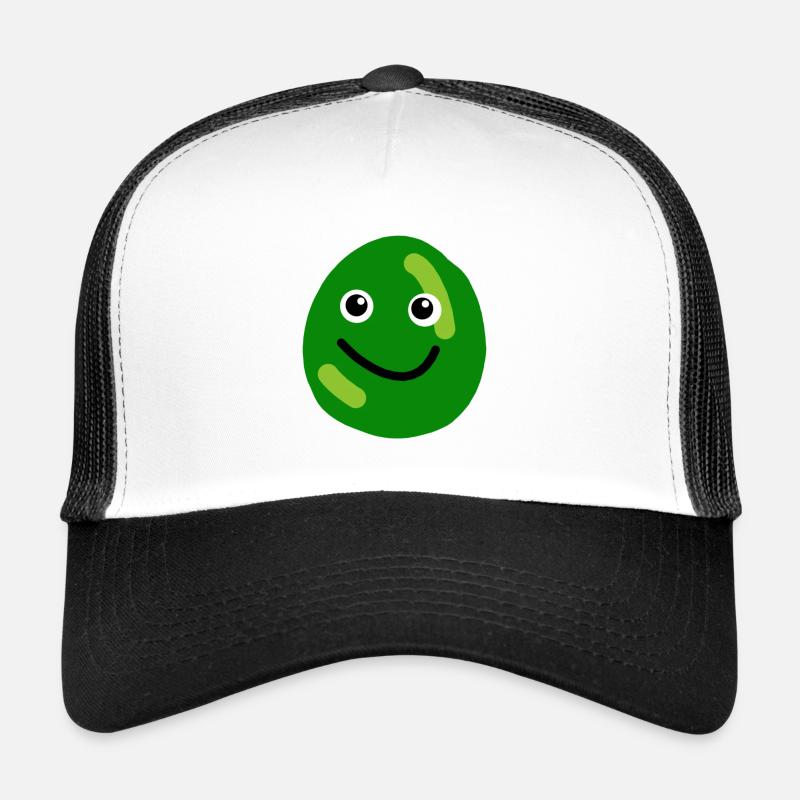 peas face Trucker Cap