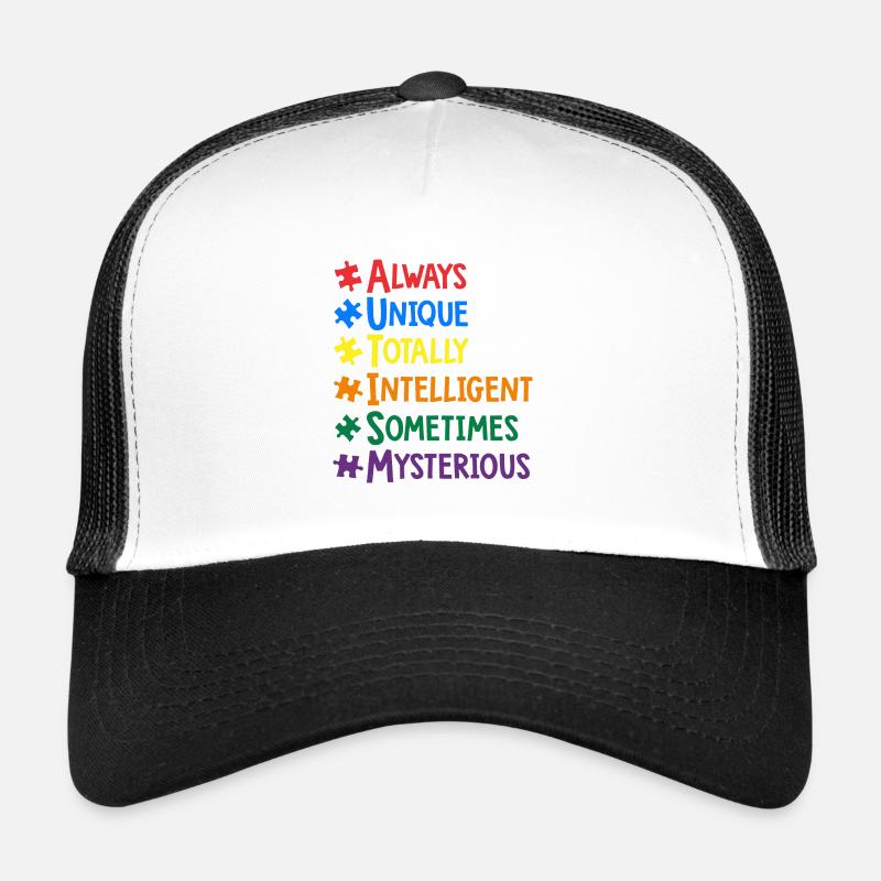 AUTISM - Trucker Cap - white/black