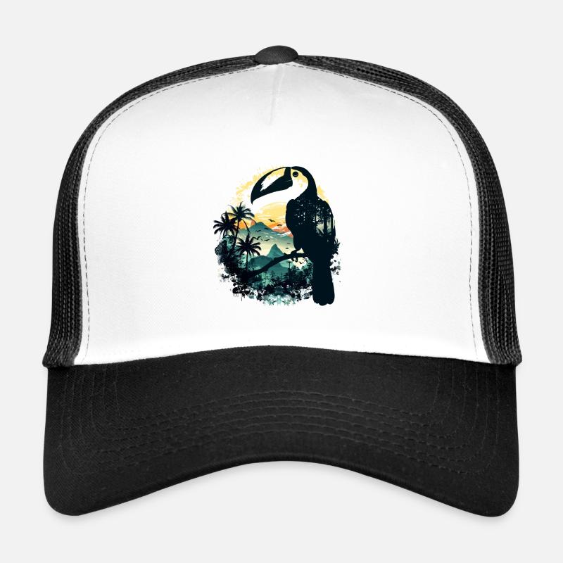 Tukan Vogel Urwald Trucker Cap