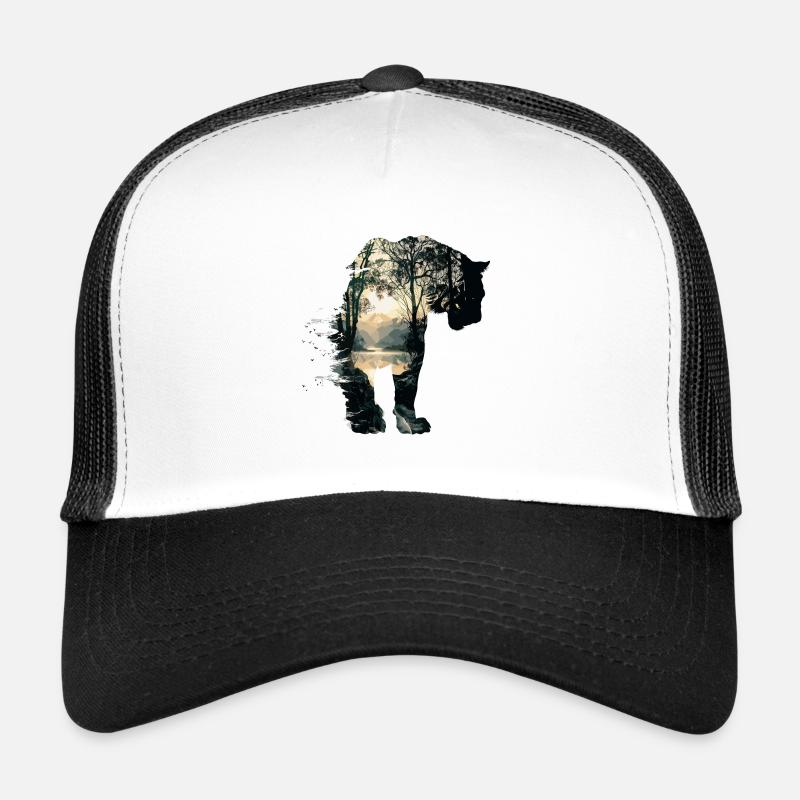 Tiger Wildcat Jungle Trucker Cap