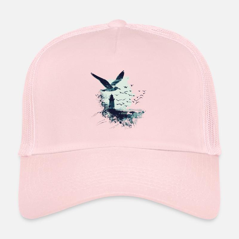 Möwe Seevogel Leuchtturm Trucker Cap
