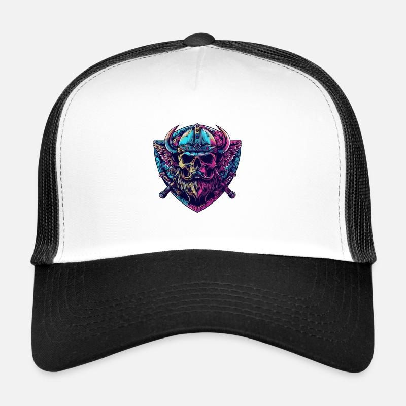 Crâne Viking Casquette trucker 
