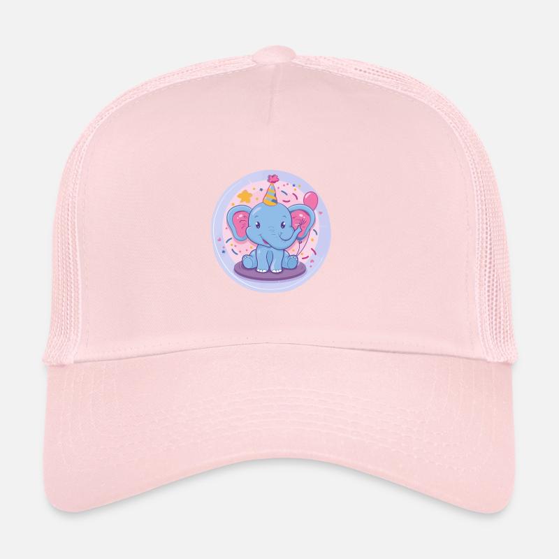 Éléphant Anniversaire Bébé Casquette trucker 