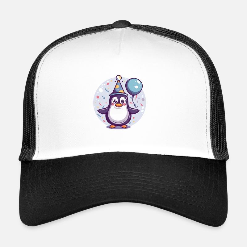 Pinguin Geburtstag Baby Trucker Cap