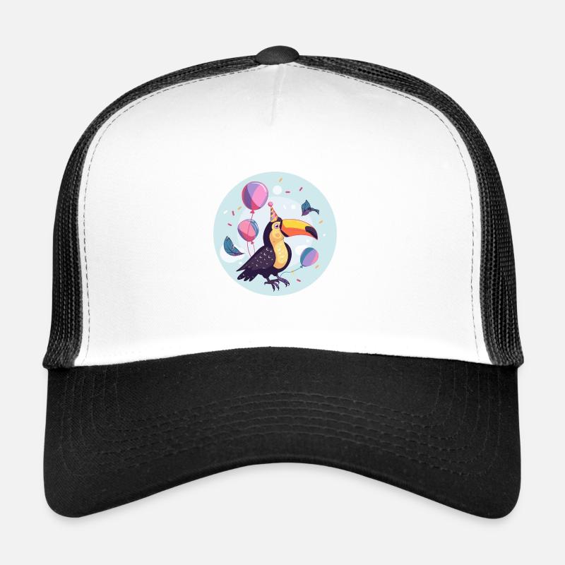 Toucan oiseau anniversaire bébé Casquette trucker 