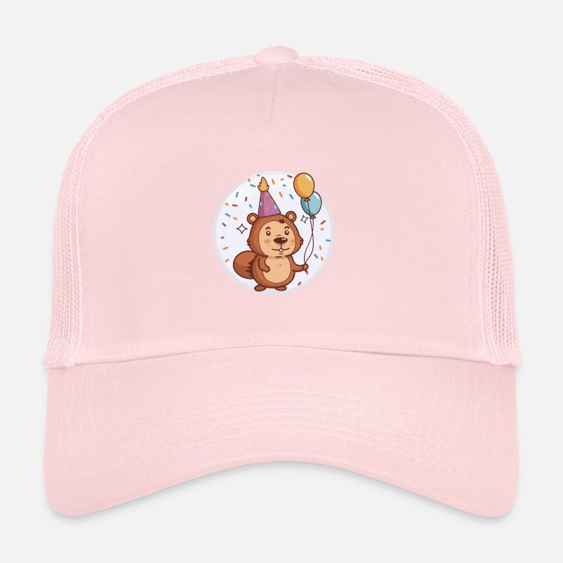Bébé d’anniversaire de castor Casquette trucker 