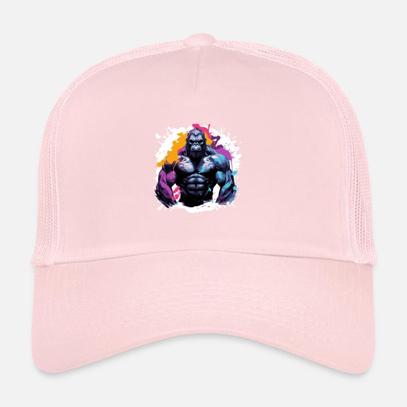 Gorille Bodybuilding Beast Casquette trucker 
