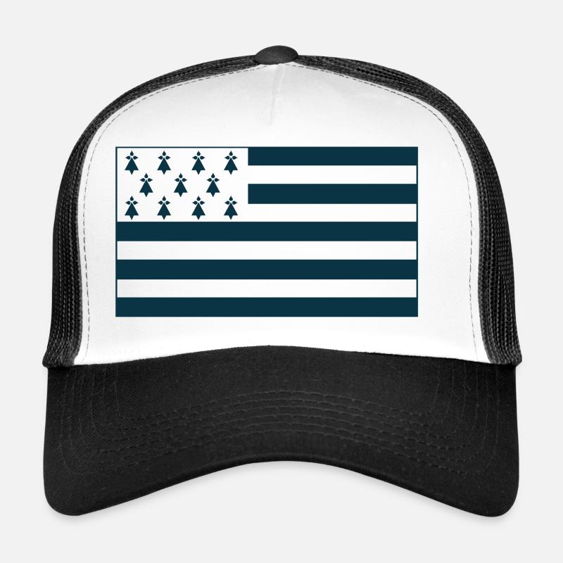 Breton! - Trucker Cap - white/black