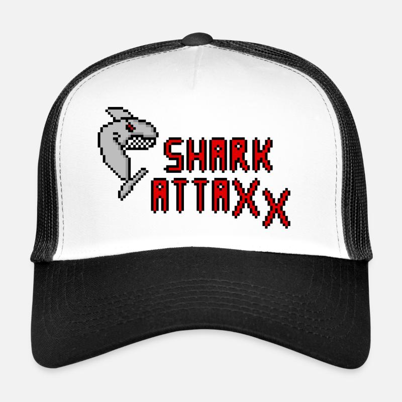 pixel Shark Casquette trucker 