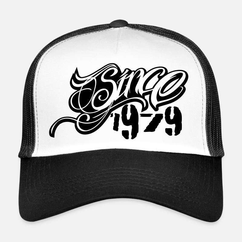 since 1979 - Casquette trucker  - blanc/noir