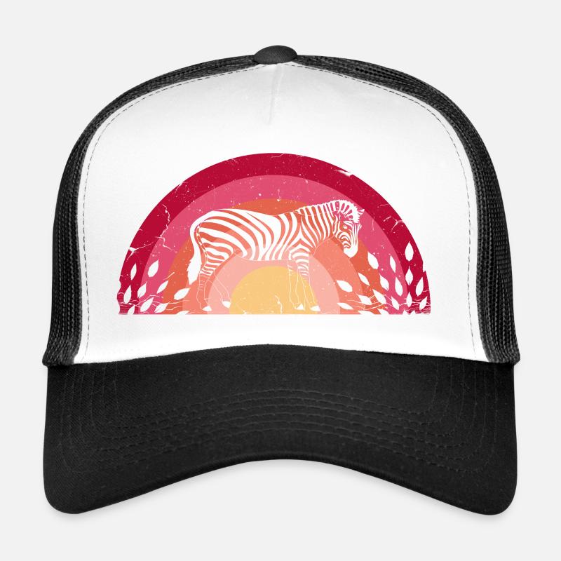 zebra - Trucker Cap - white/black
