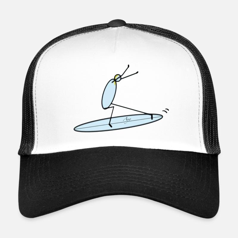 Surf Life Style - Trucker Cap - Weiß/Schwarz