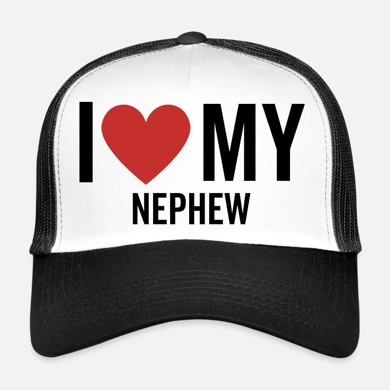 Ich liebe meinen Neffen Trucker Cap