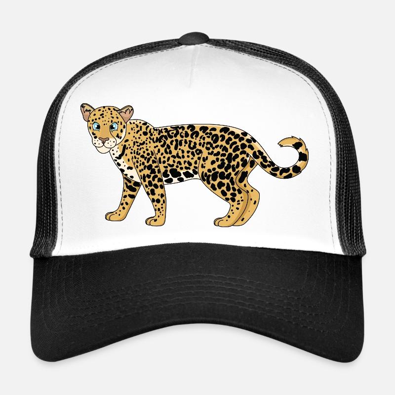 jaguar - Casquette trucker  - blanc/noir