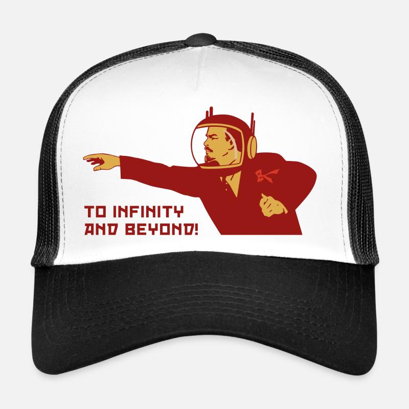 In die Unendlichkeit und darüber hinaus - Trucker Cap - Weiß/Schwarz
