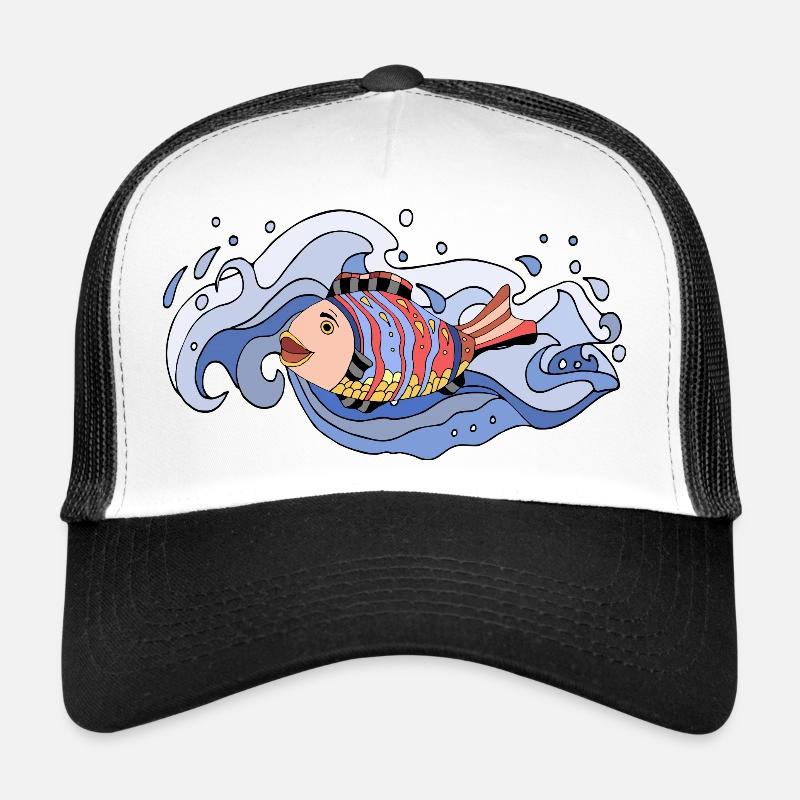 Poisson Casquette trucker 