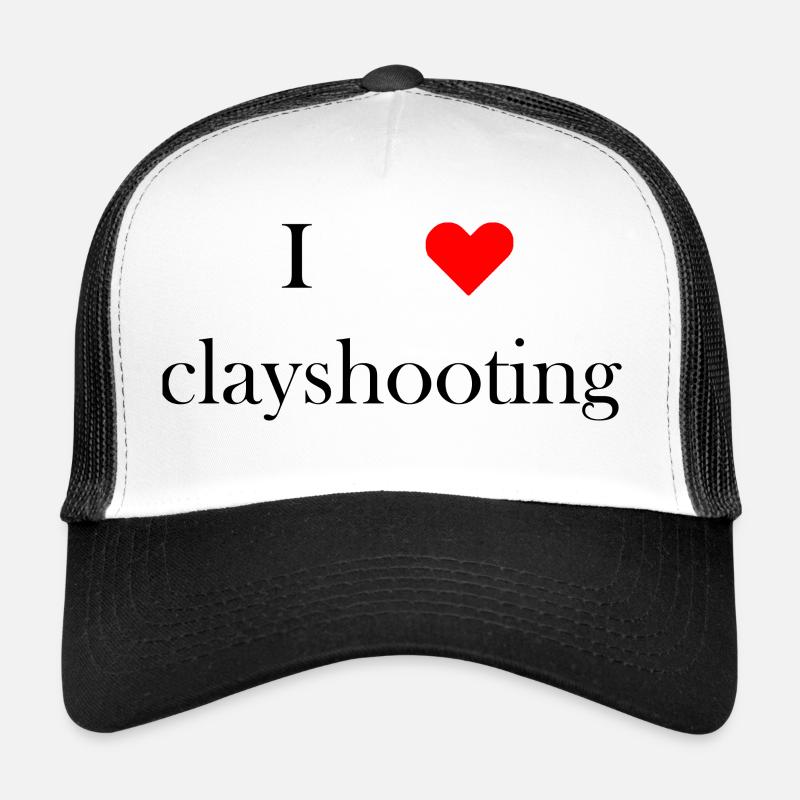 iloveclayshooting black Casquette trucker 
