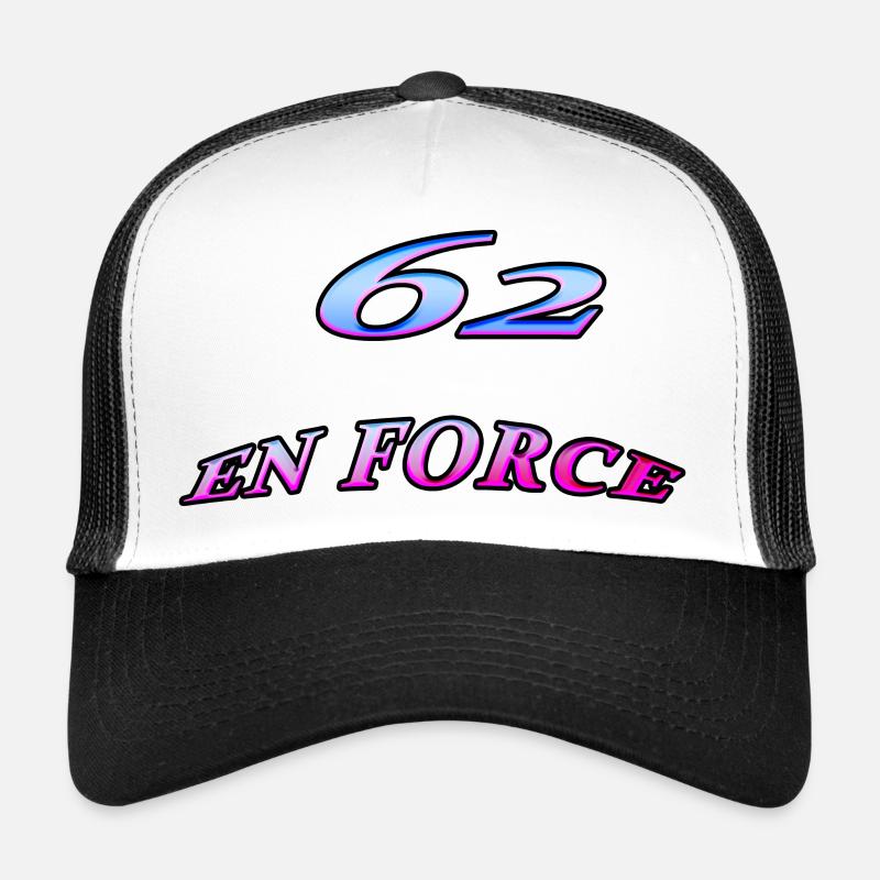 62 en force tout support Casquette trucker 