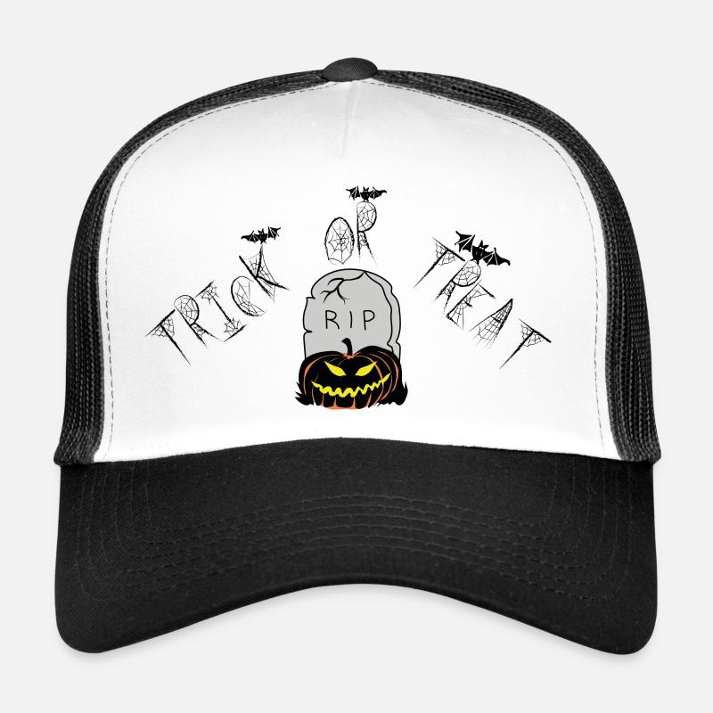 Trick or Treat - Trucker Cap - Weiß/Schwarz
