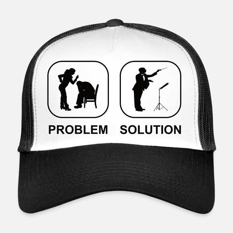 Dirigenten Geschenk Dirigieren Dirigent Musik - Trucker Cap - Weiß/Schwarz