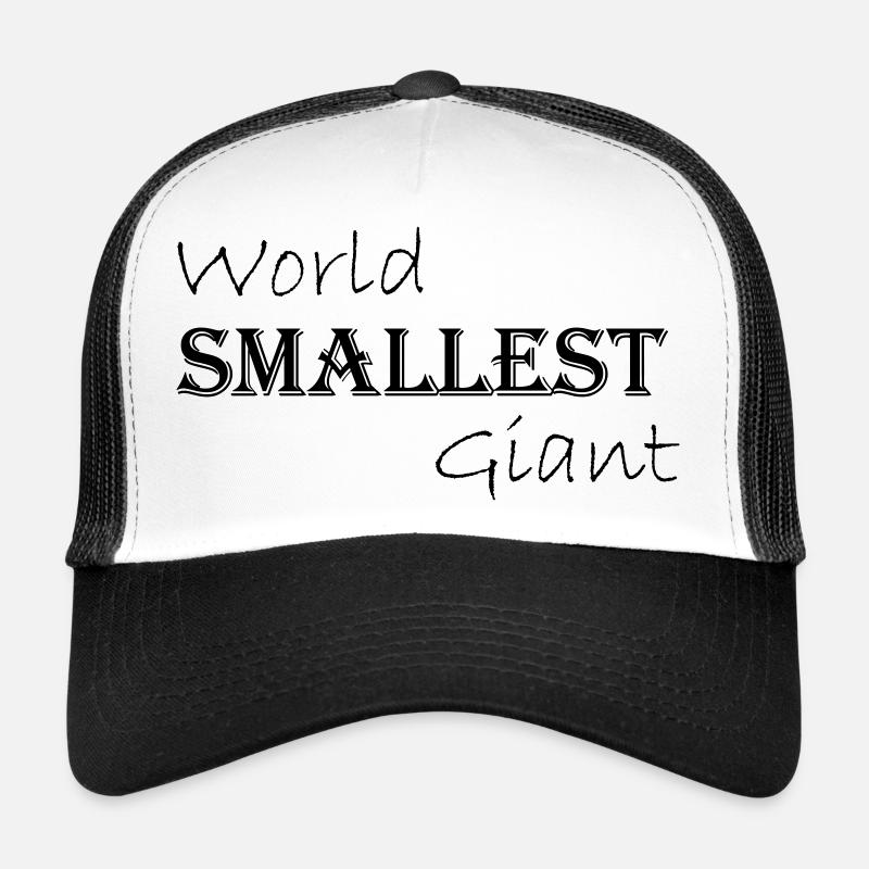 Le plus petit géant du monde - lettrage Casquette trucker 