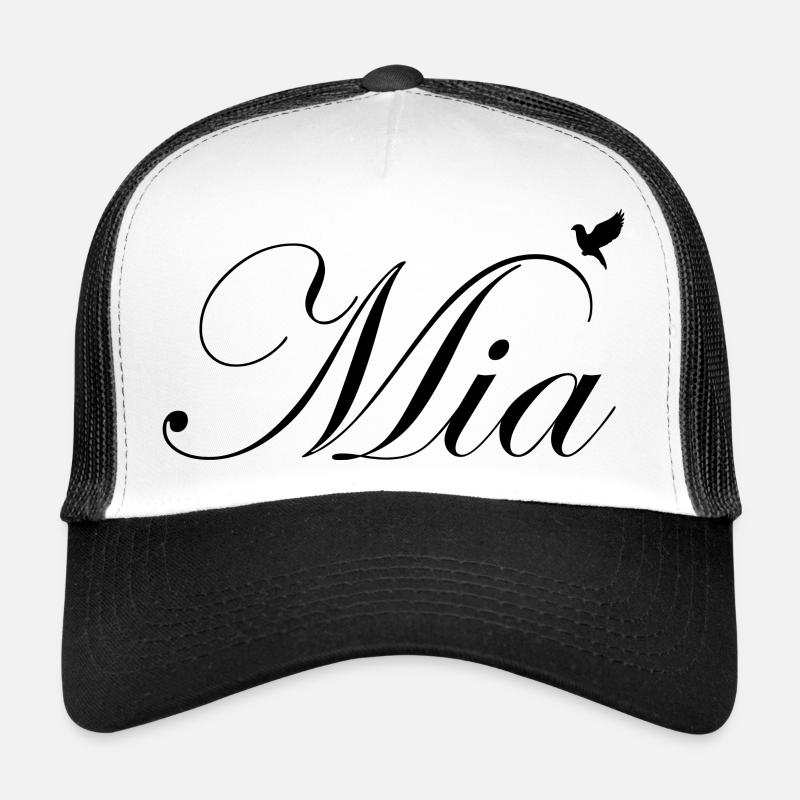 Mia schöner Name Black Trucker Cap